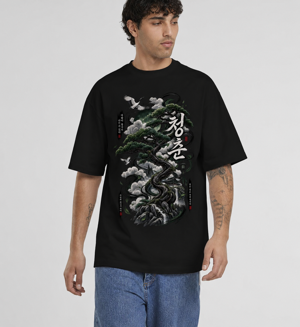 Korea Cheongchun 청춘 Oversized Tee