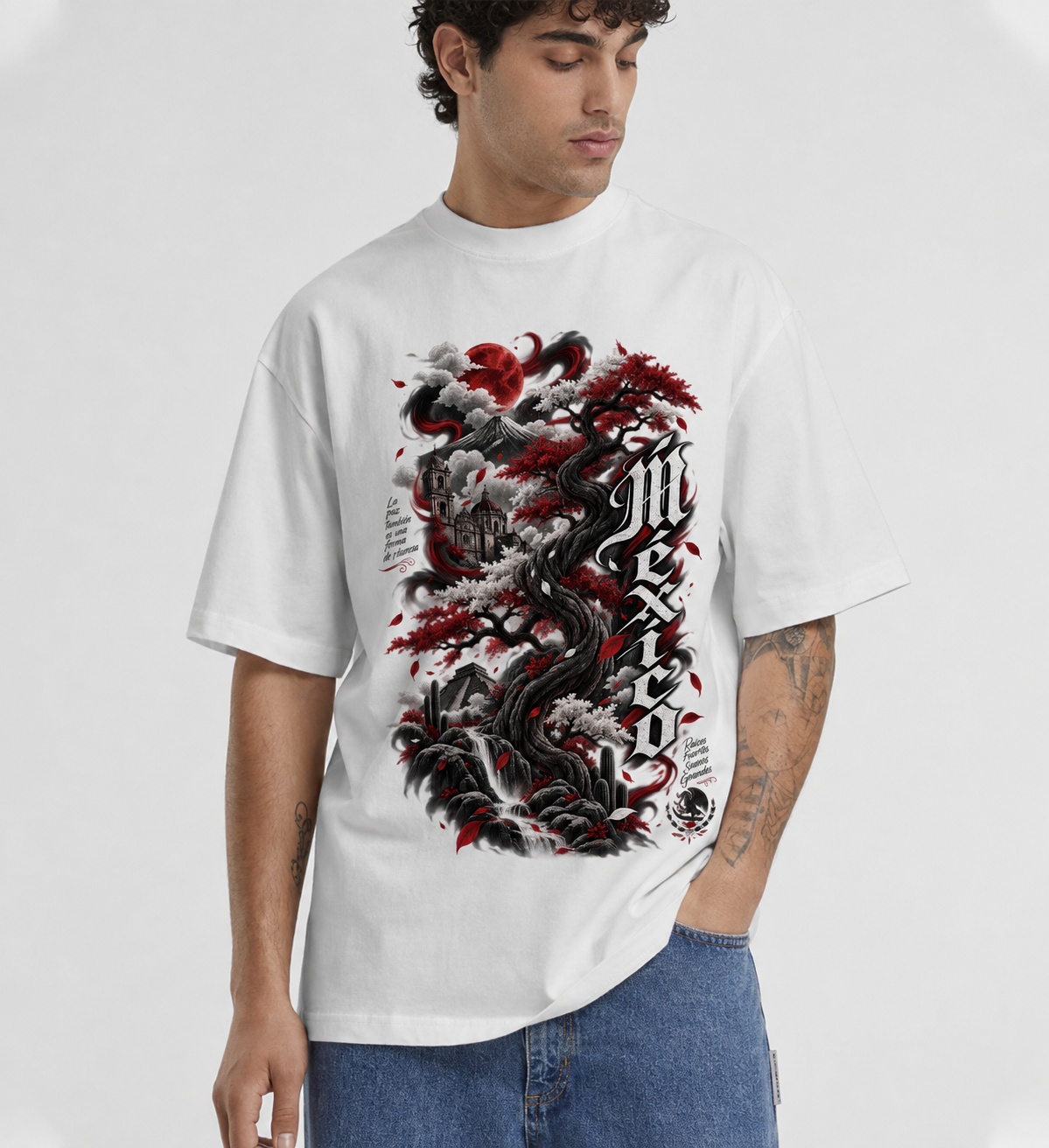 México Raíces de Fuego Oversized Tee