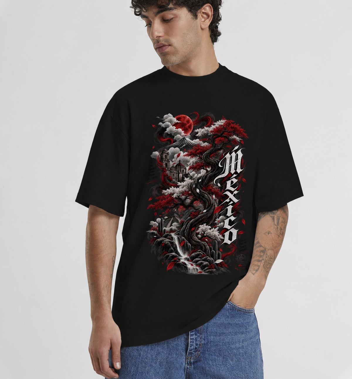 México Raíces de Fuego Oversized Tee